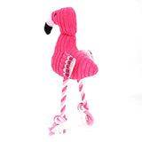 Flamingo Dog Squeak Toy