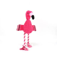 Flamingo Dog Squeak Toy