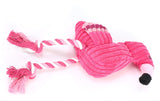 Flamingo Dog Squeak Toy