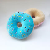 Donuts Dog Plush Squeak Toy