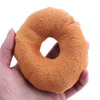 Donuts Dog Plush Squeak Toy