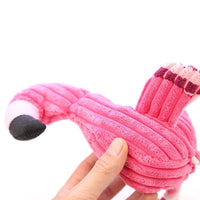 Flamingo Dog Squeak Toy