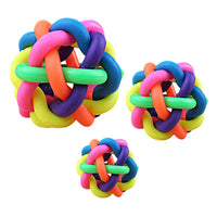 Colorful Rainbow Dog Ball Toy