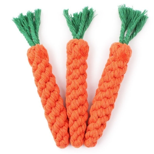 Carrot Dog Rope Toy