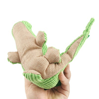 Crocodile Dog Plush Squeak Toy