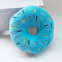 Donuts Dog Plush Squeak Toy