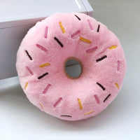 Donuts Dog Plush Squeak Toy