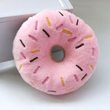 Donuts Dog Plush Squeak Toy