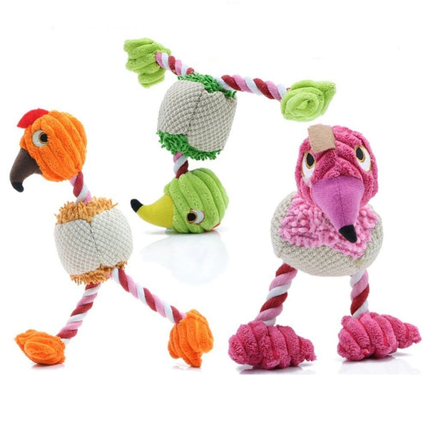 Bird Dog Rope Plush Toy